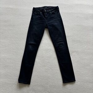 AG Adriano Goldschmied The Prima Ankle Jeans Womens 26R Dark Wash Cigarette Leg